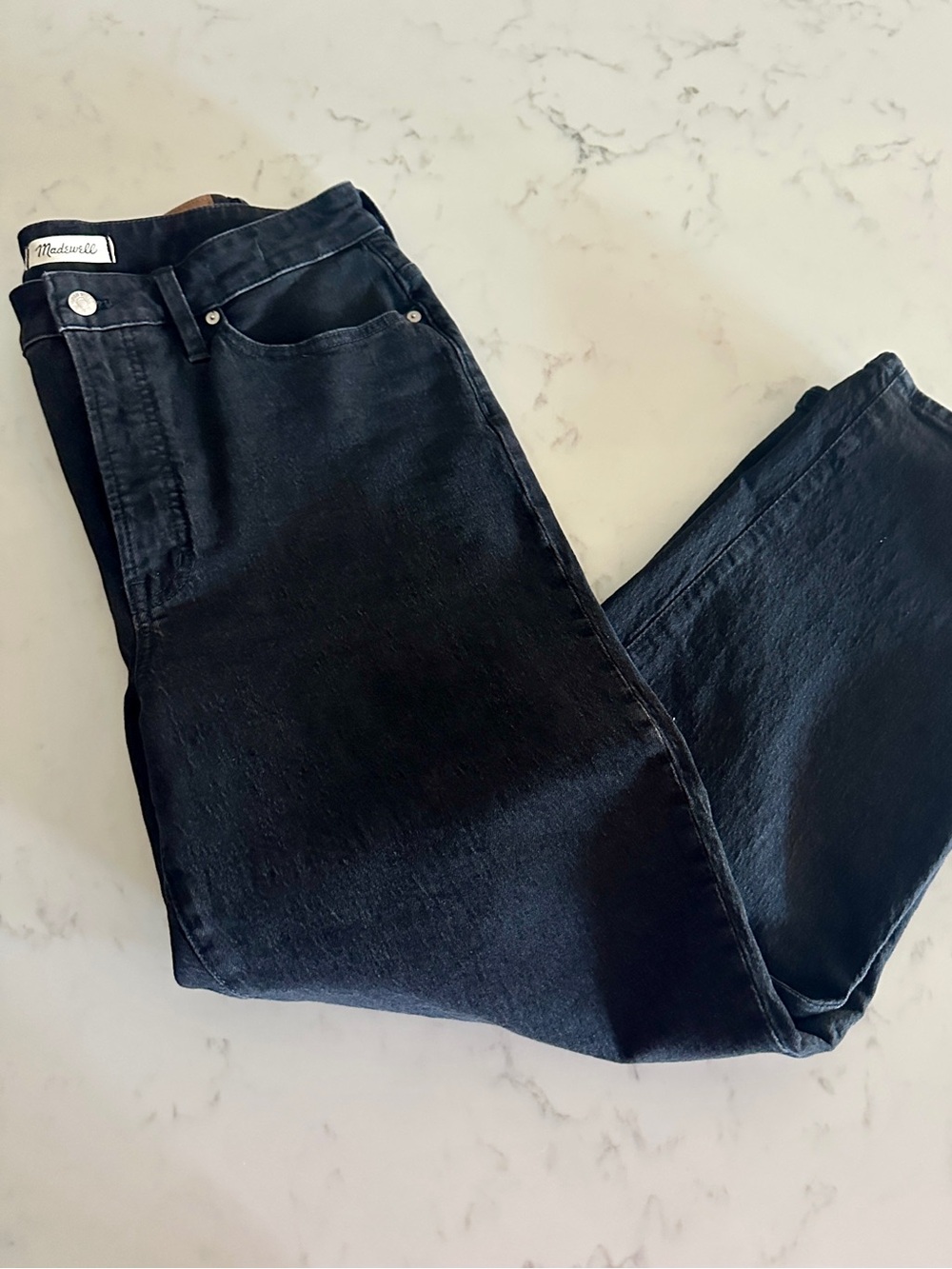 Madewell THE CURVY PERFECT
VINTAGE WIDE-LEG JEAN in Black
